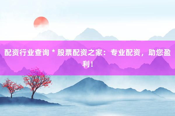 配资行业查询 * 股票配资之家：专业配资，助您盈利！