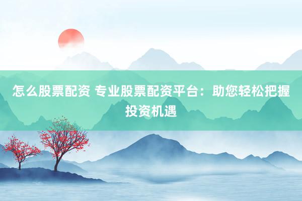 怎么股票配资 专业股票配资平台：助您轻松把握投资机遇