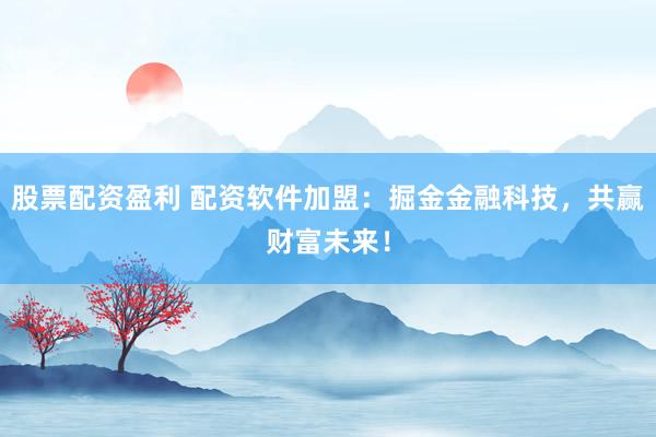 股票配资盈利 配资软件加盟：掘金金融科技，共赢财富未来！