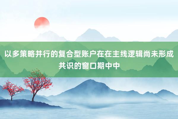 以多策略并行的复合型账户在在主线逻辑尚未形成共识的窗口期中中