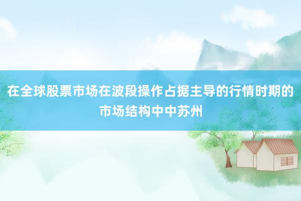 在全球股票市场在波段操作占据主导的行情时期的市场结构中中苏州