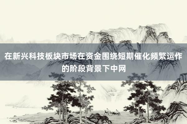 在新兴科技板块市场在资金围绕短期催化频繁运作的阶段背景下中网